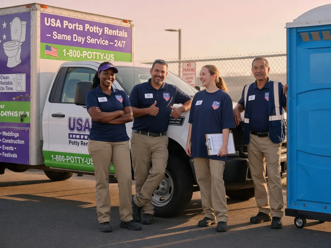 Porta Potty Rental company in California City, CA